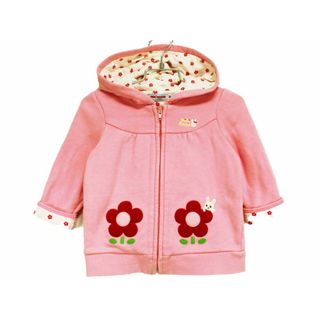 ミキハウス(mikihouse)の[ミキハウス/MIKIHOUSE]90cm パーカー ピンク【中古】子供服 キッズ kids ベビー服 baby 女の子 春秋冬 802132 tops(その他)