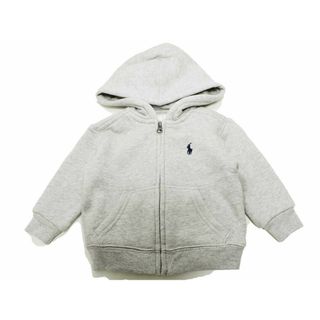 ラルフローレン(Ralph Lauren)の【値下げ!】[ラルフローレン/Ralph Lauren]70cm パーカー グレー【中古】子供服 キッズ kids ベビー服 baby 男の子 女の子 秋冬 629032 tops(その他)