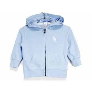 Ralph Lauren - 【値下げ!】[ラルフローレン/Ralph Lauren]80cm パーカー 水色【中古】子供服 キッズ kids ベビー服 baby 男の子 女の子 春秋 629032 tops