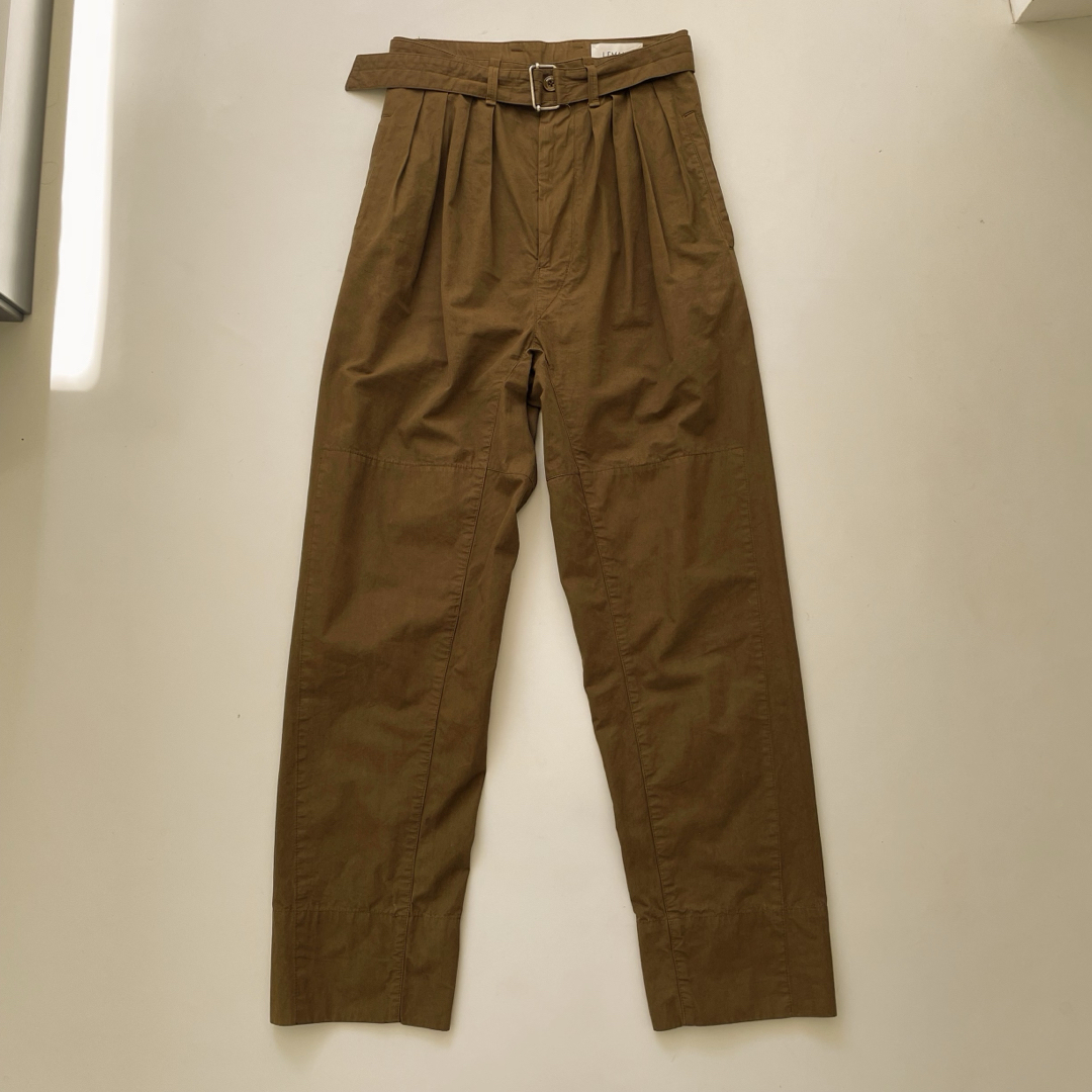 LEMAIRE(ルメール)のlemaire high-rise cotton-shell trousers レディースのパンツ(カジュアルパンツ)の商品写真