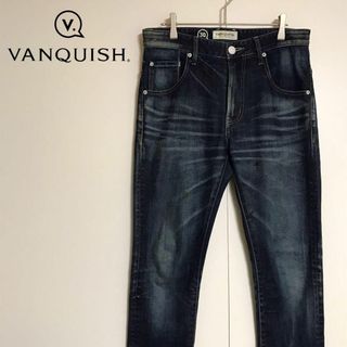 ヴァンキッシュ(VANQUISH)の【日本製】ヴァンキッシュ スキニーデニムパンツ　最高の色落ち　A1013(デニム/ジーンズ)