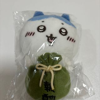 チイカワ(ちいかわ)のちいかわ デスクトップから見守るひっかけぬいぐるみ(報酬袋ハチワレ)(キャラクターグッズ)