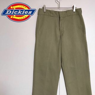 ディッキーズ(Dickies)の【定番】ディッキーズ　ロゴ入りストレートパンツ　ワークパンツ　A1012(ワークパンツ/カーゴパンツ)