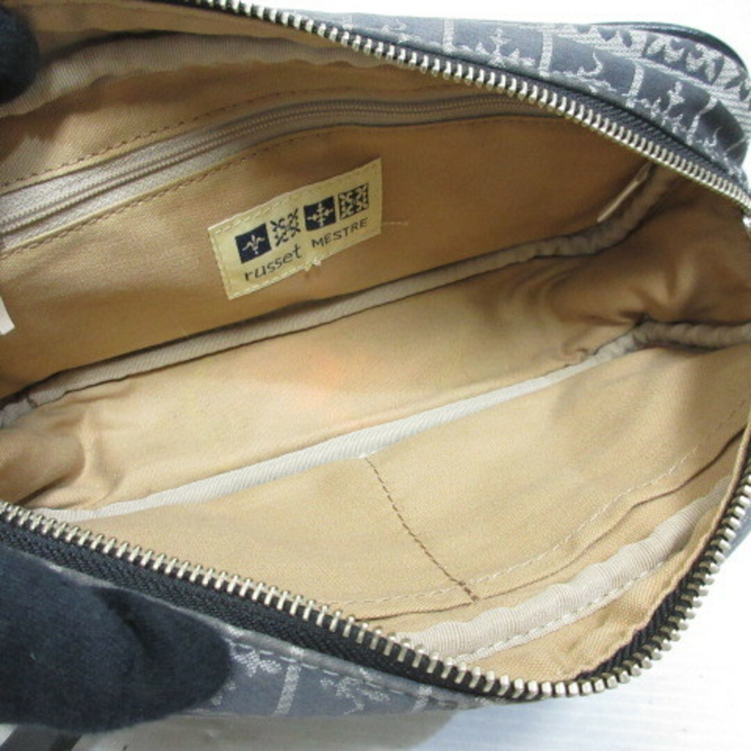 Russet(ラシット)のラシット RUSSET ショルダー バッグ 総柄 キャンバス レザー 斜め掛け レディースのバッグ(ショルダーバッグ)の商品写真