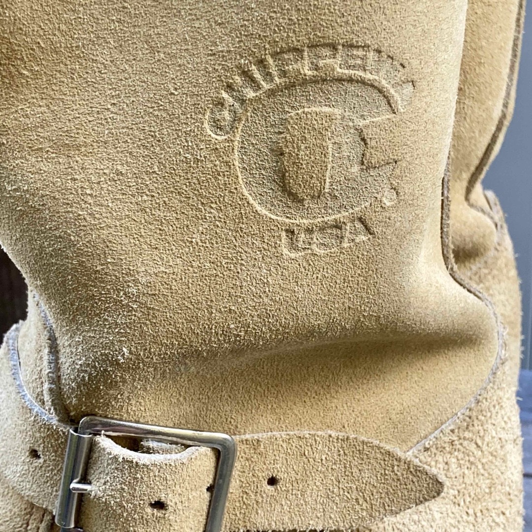 CHIPPEWA(チペワ)のCHIPPEWA チペワ エンジニアブーツ スエード PT83 黒タグ 7E メンズの靴/シューズ(ブーツ)の商品写真