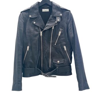 サンローラン(Saint Laurent)の　サンローラン SAINT LAURENT L17 レザーライダースジャケット 16AW サイズ46 397292 ブラック  メンズ ライダースジャケット(ライダースジャケット)