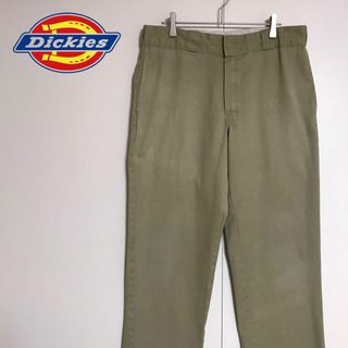 Dickies - 【人気定番】ディッキーズ　ロゴ入りストレートパンツ　ワークパンツ　A1015