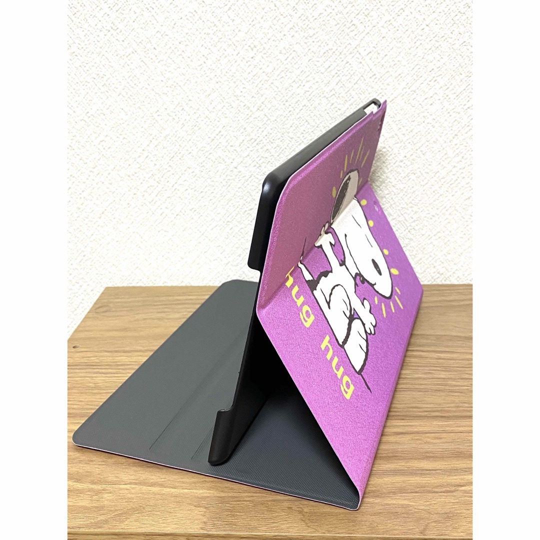 iPad(アイパッド)の大特価☆iPad 10.2インチ　かわいいスヌーピーケース スマホ/家電/カメラのスマホアクセサリー(iPadケース)の商品写真