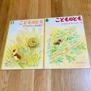 こどものとも 白石久美子 かやねずみのちゅるり ひめねずみのみーま 福音館書店(絵本/児童書)