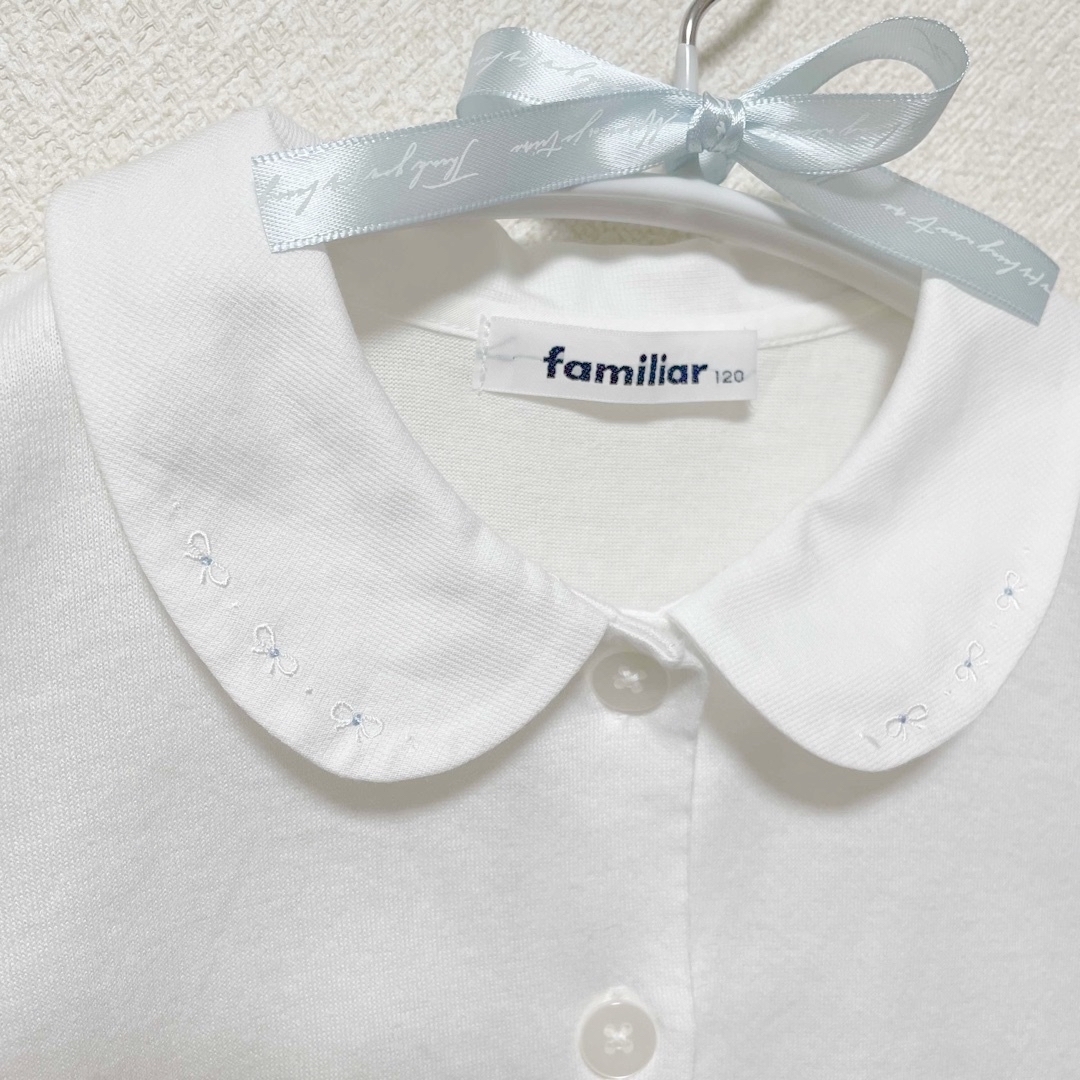 familiar(ファミリア)のファミリア　ブラウス　120 半袖 キッズ/ベビー/マタニティのキッズ服女の子用(90cm~)(ブラウス)の商品写真