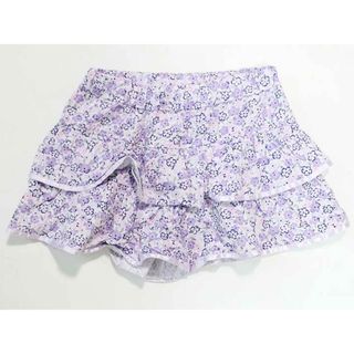 ☆ベベ/BeBe☆90cm キュロットスカート 紫 【中古】子供服 キッズ kids ベビー服 baby 女の子 春夏 814032 bottoms(スカート)