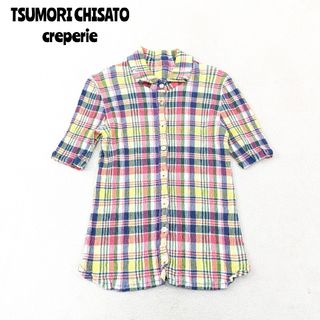 ツモリチサト(TSUMORI CHISATO)の★ ツモリチサト クレプリ ★ チェック ブラウス 半袖 楊柳(シャツ/ブラウス(半袖/袖なし))