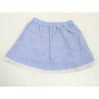 ファミリア(familiar)の◇ファミリア/familiar◇80cm スカート 水色＆白×マルチカラー リバーシブル【中古】子供服 キッズ kids ベビー服 baby 女の子 春夏 012032 bottoms(スカート)