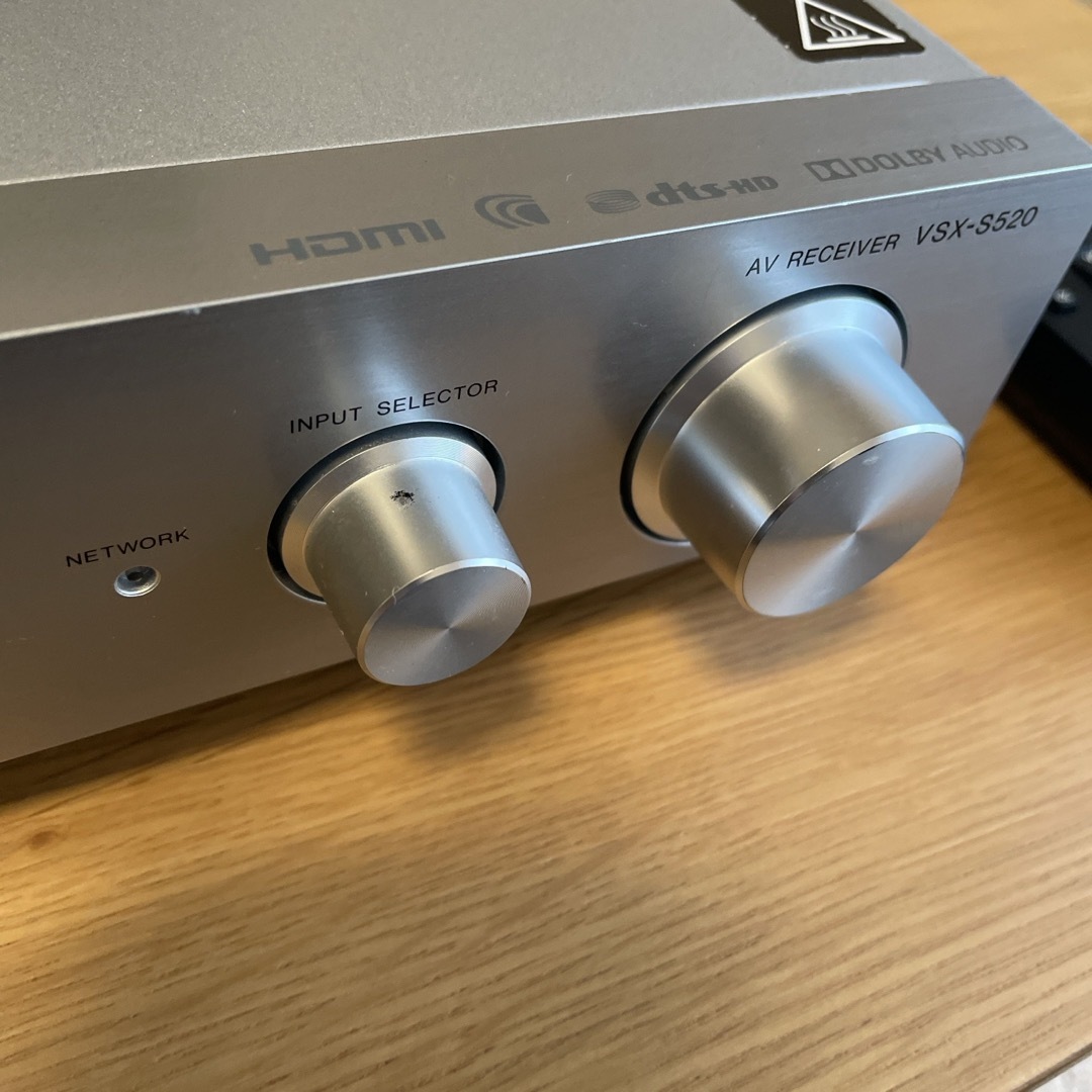 Pioneer】パイオニア スリムAVレシーバー VSX-S520(S) アンプ Pioneer】パイオニア スリムAVレシーバー VSX-S520(S) アンプ