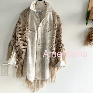 アメリカーナ(AMERICANA)の✨美品✨Americana ラメ入りシャツ　(シャツ/ブラウス(半袖/袖なし))