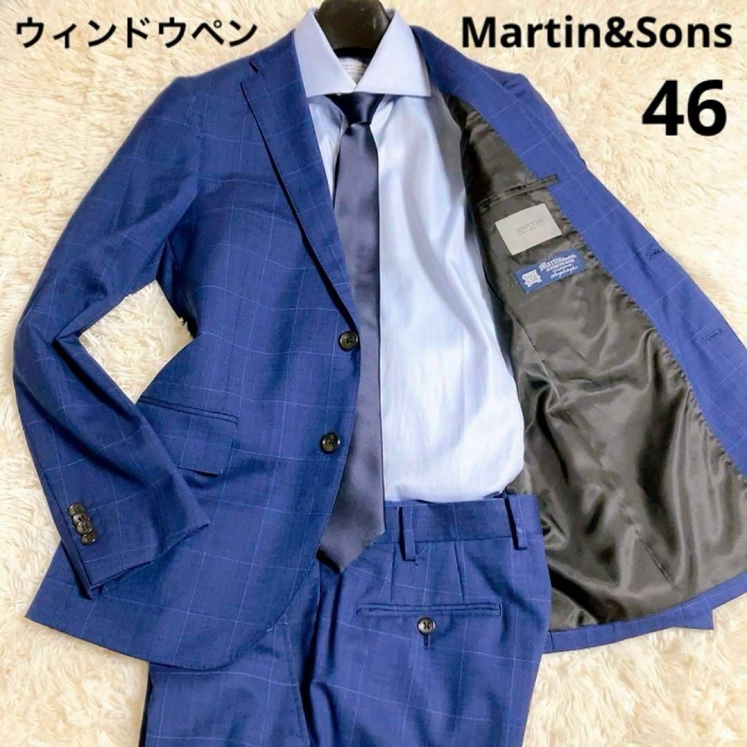 【爽やか】Simplicite Plus　スーツ　Martin&Sonsチェック