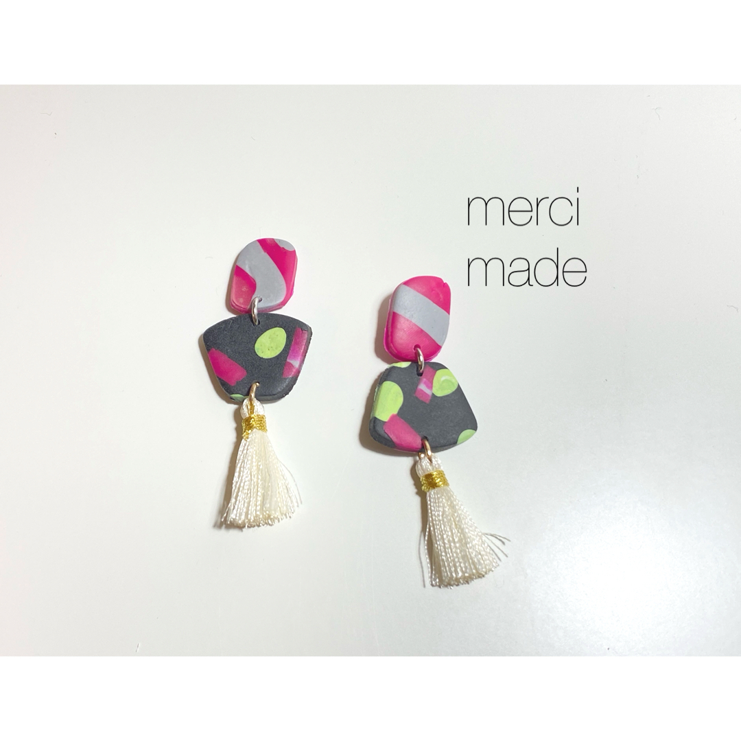 Marni(マルニ)の№799  belly pink dot＋tassel レディースのアクセサリー(ピアス)の商品写真