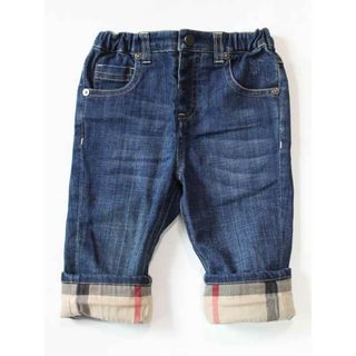 Armani - 【値下げ!】☆バーバリー/BURBERRY☆80cm デニムパンツ/ジーンズ インディゴ 裾2way 【中古】子供服 キッズ kids ベビー服 baby 男の子 春秋 423032 bottoms