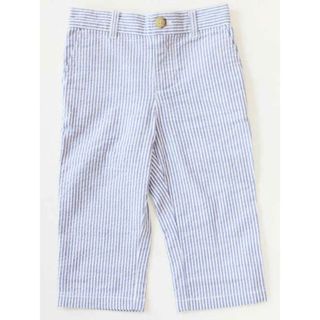 ラルフローレン(Ralph Lauren)の☆ラルフローレン/Ralph Lauren☆80cm ロングパンツ/長ズボン 水色×白 【中古】子供服 キッズ kids ベビー服 baby 男の子 春夏 122032 bottoms(パンツ)