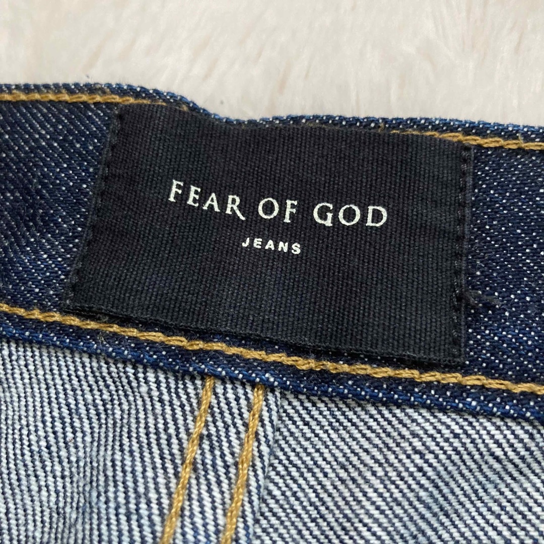 FEAR OF GOD(フィアオブゴッド)のフィアオブゴッド Ancle Slim Zip Jeans デニム 赤耳 USA メンズのパンツ(デニム/ジーンズ)の商品写真