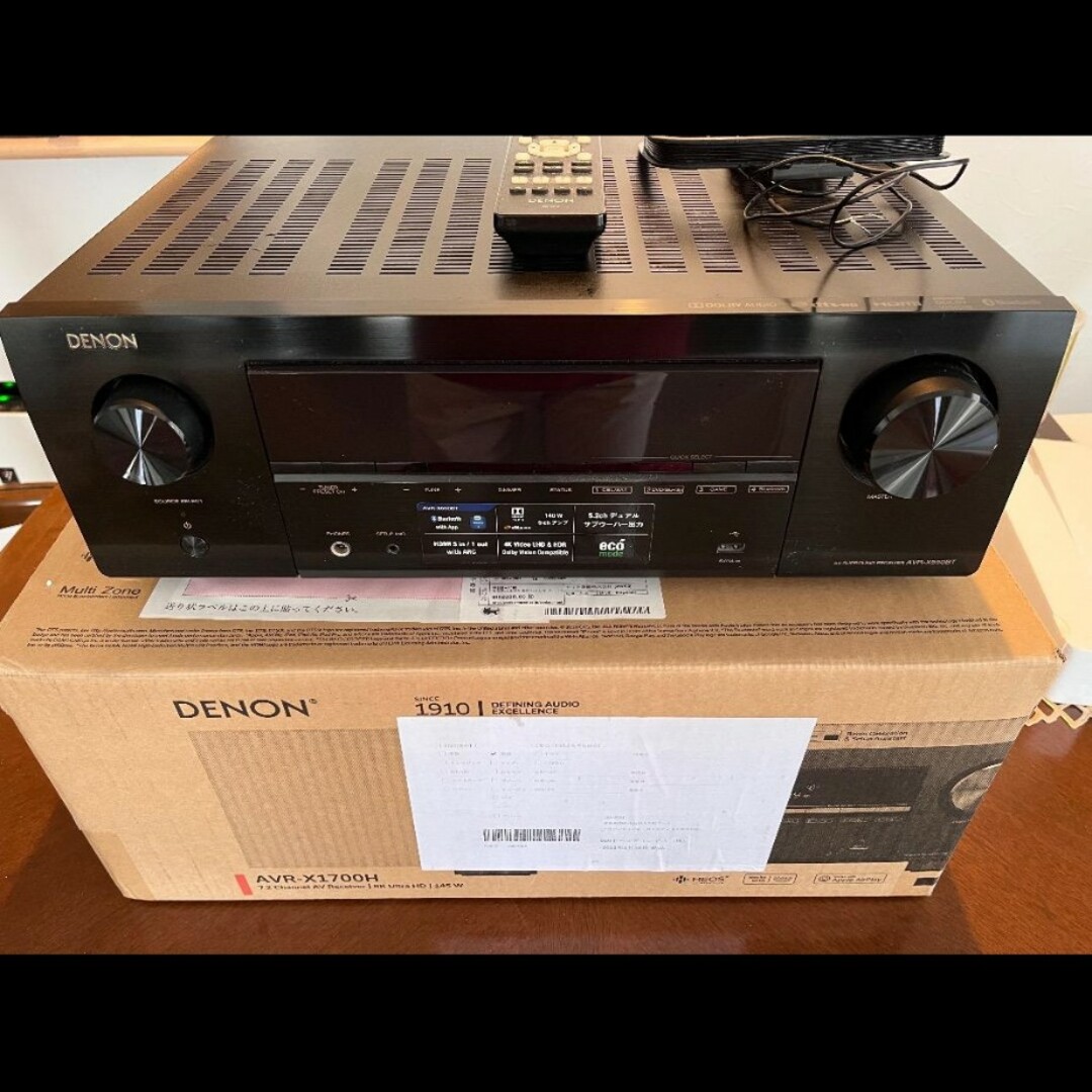 DENON AVR-X550BT avアンプ すり寄り 5.1ch DENON AVR-X550BT avアンプ すり寄り 5.1ch