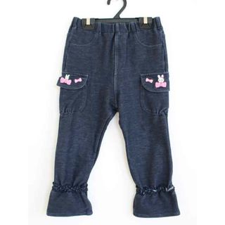 ミキハウス(mikihouse)の【値下げ!】†ミキハウス/MIKIHOUSE† 90cm ロングパンツ 紺【中古】子供服 キッズ kids ベビー服 baby 女の子 春秋 302032 bottoms(パンツ)