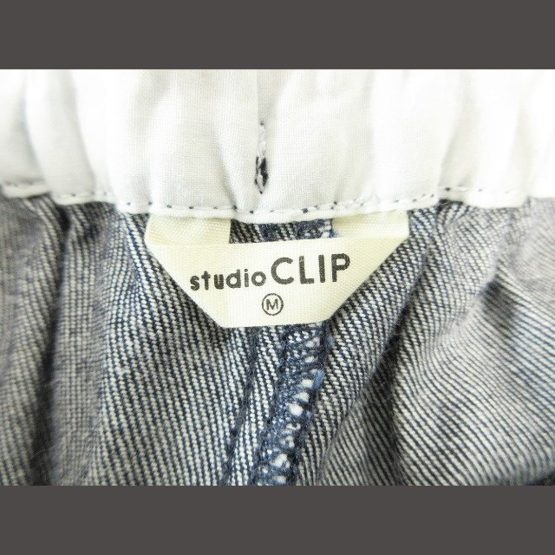STUDIO CLIP(スタディオクリップ)のStudio Clip パンツ イージーパンツ 無地 シンプル インディゴ M レディースのパンツ(その他)の商品写真