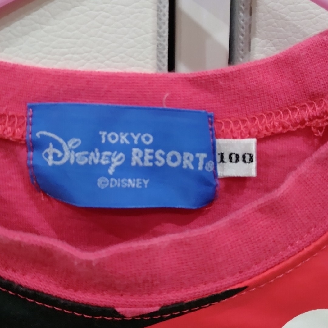 Disney(ディズニー)のディズニーランド　Tシャツ　ミニーマウス　100 キッズ/ベビー/マタニティのキッズ服女の子用(90cm~)(Tシャツ/カットソー)の商品写真