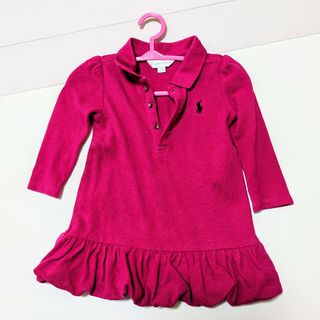 ラルフローレン(Ralph Lauren)の【美品】ラルフローレン RALPH LAUREN 長袖 ポロシャツ ワンピース(ワンピース)