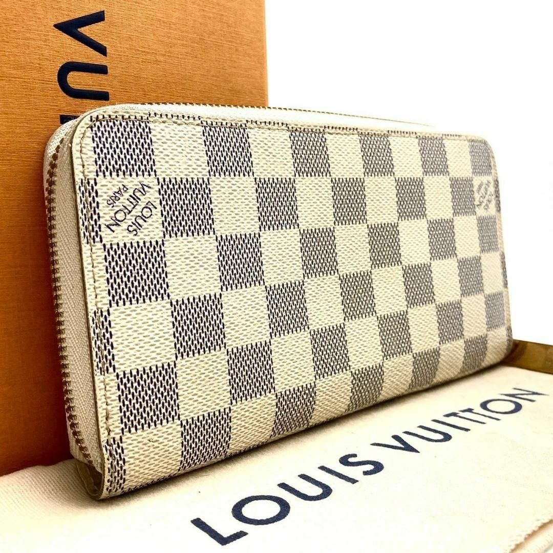 LOUIS VUITTON(ルイヴィトン)のルイヴィトン ジッピーウォレット ダミエ アズール 長財布 60309 レディースのファッション小物(財布)の商品写真