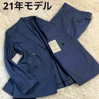 【21年モデル】J.PRESS カジュアルスーツ　ダブル　VENTILEネイビー