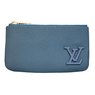 ルイヴィトン(LOUIS VUITTON)の　ルイ・ヴィトン LOUIS VUITTON ポシェット・クレ ブルー レザー メンズ コインケース(コインケース/小銭入れ)