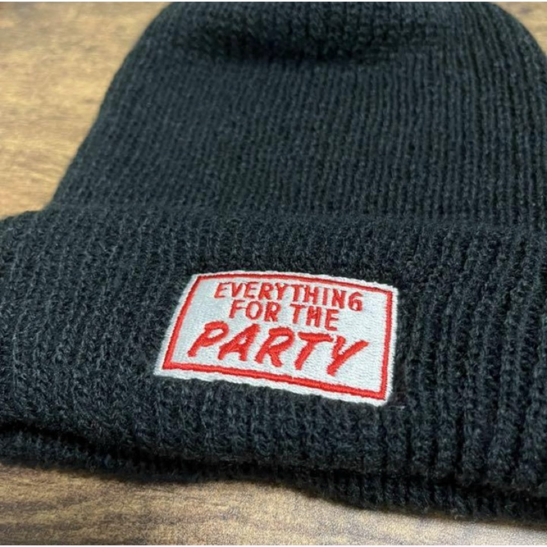 EVERYTHING FOR THE PARTY ニット帽 ビーニー野村訓市 メンズの帽子(ニット帽/ビーニー)の商品写真