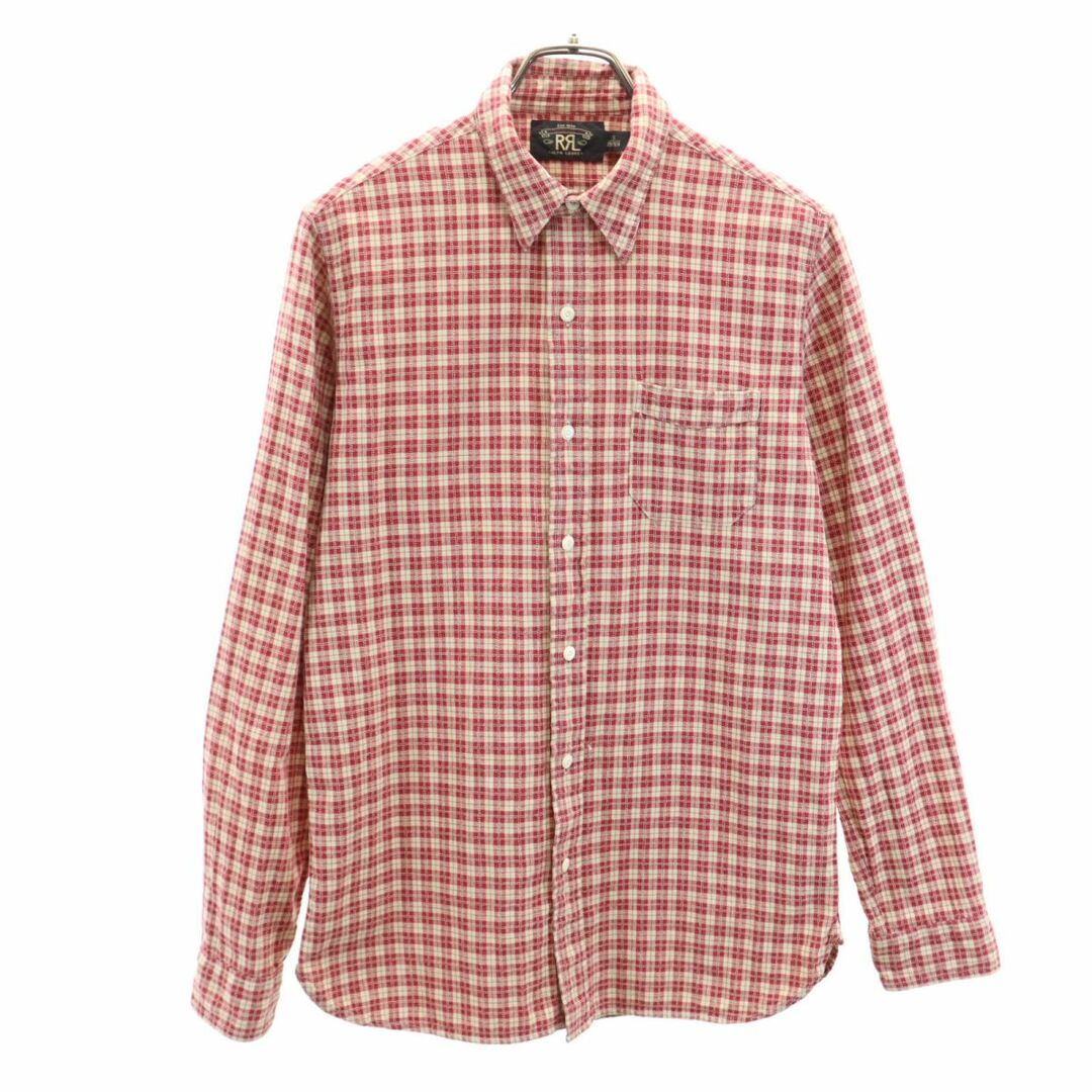 RRL - ダブルアールエル 長袖 チェックシャツ S レッド系 RRL メンズ RRL - ダブルアールエル 長袖 チェックシャツ S レッド系 RRL メンズ