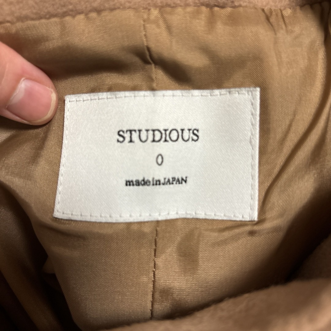 STUDIOUS(ステュディオス)のフーデット　コート レディースのジャケット/アウター(ロングコート)の商品写真