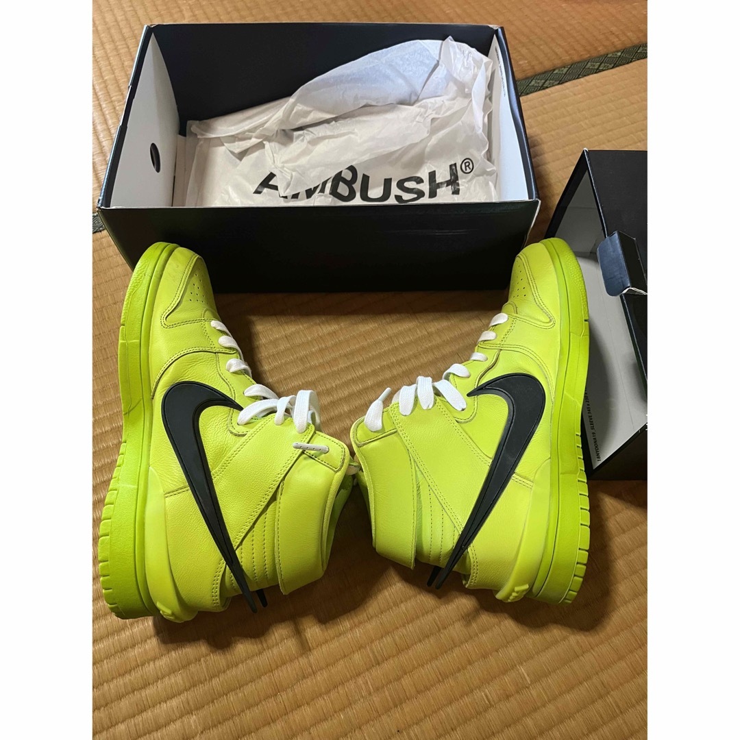 AMBUSH(アンブッシュ)のnike ambush dunk high flash lime メンズの靴/シューズ(スニーカー)の商品写真