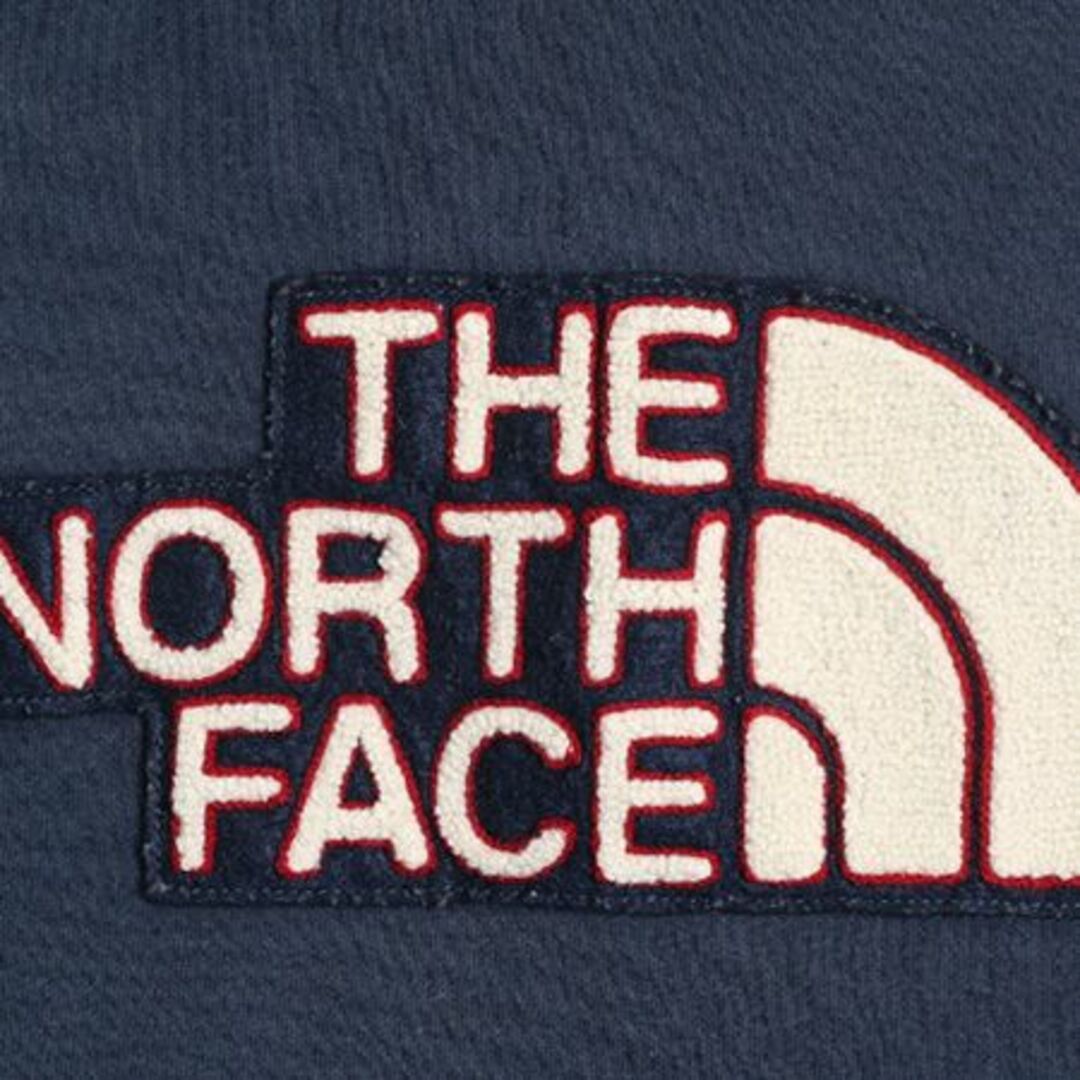 THE NORTH FACE(ザノースフェイス)のノースフェイス サガラ ワッペン スウェット フード パーカー メンズ M 古着 The North Face プルオーバー 刺繍 裏起毛 トレーナー 2トーン メンズのトップス(パーカー)の商品写真