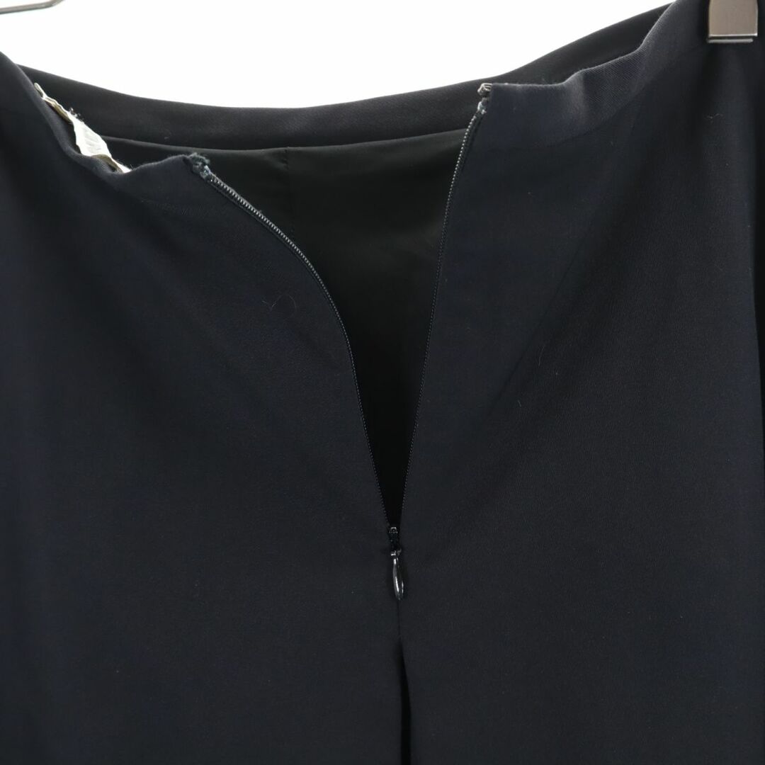 Jil Sander(ジルサンダー)のジルサンダー イタリア製 ミディ丈 タック スカート 32 黒系 JIL SANDER レディース 古着 【240310】 レディースのスカート(ひざ丈スカート)の商品写真