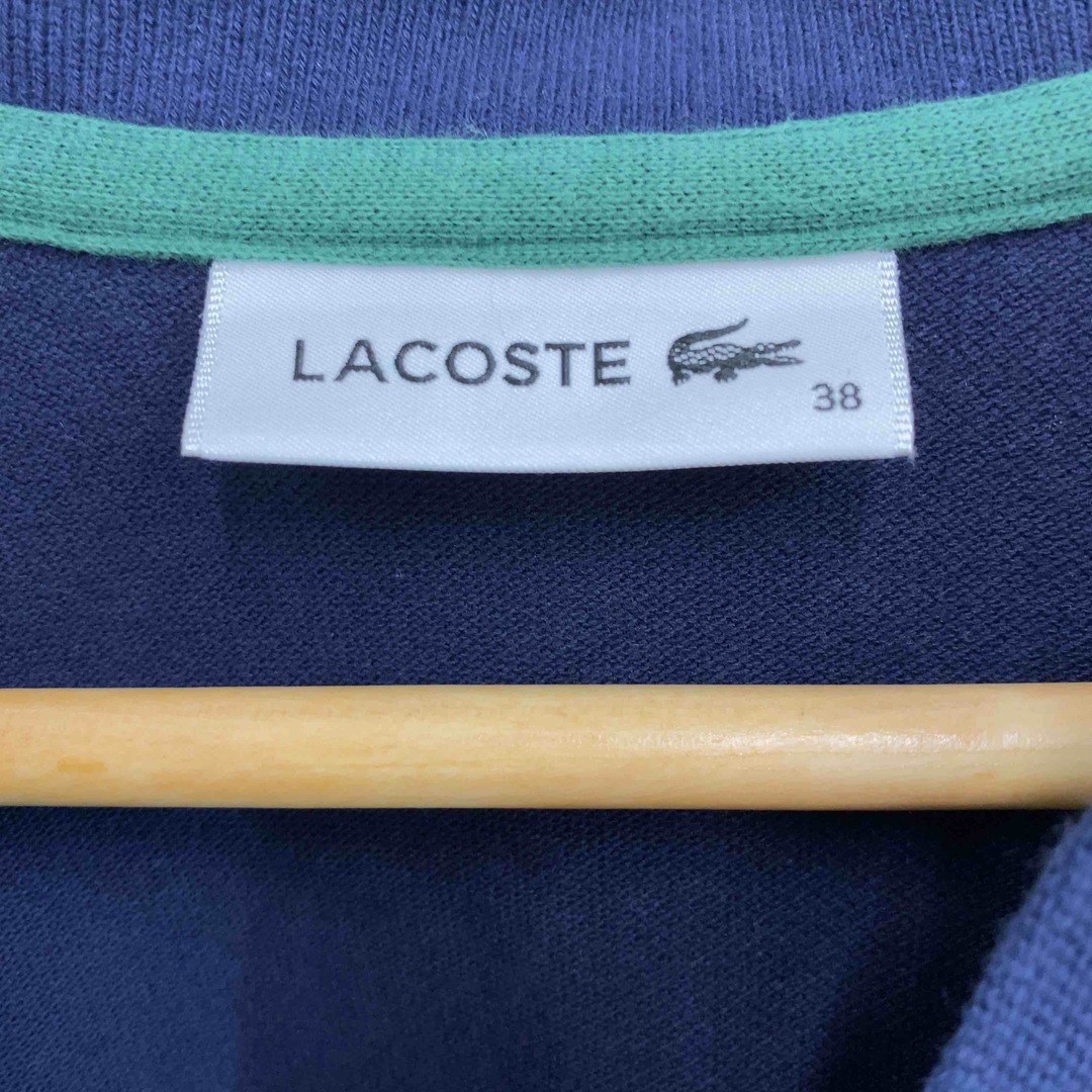 LACOSTE(ラコステ)のLACOSTE レディース ラコステ ポロ襟 スキッパー ネイビー レディースのトップス(ポロシャツ)の商品写真