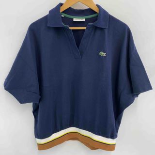 LACOSTE - LACOSTE レディース ラコステ ポロ襟 スキッパー ネイビー