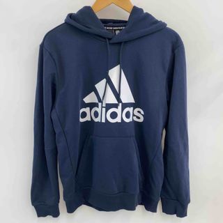 アディダス(adidas)のadidas メンズ アディダス パーカー ネイビー ロゴプリント(パーカー)