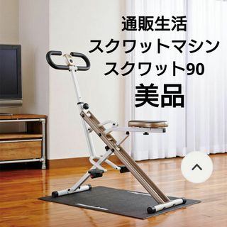 値下げ【美品】通販生活 スクワットマシン スクワット90/アルインコ(トレーニング用品)