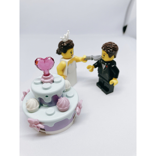 Lego - 【正規品】レゴ 新郎新婦ミニフィグ　ウェディングケーキセット　結婚式