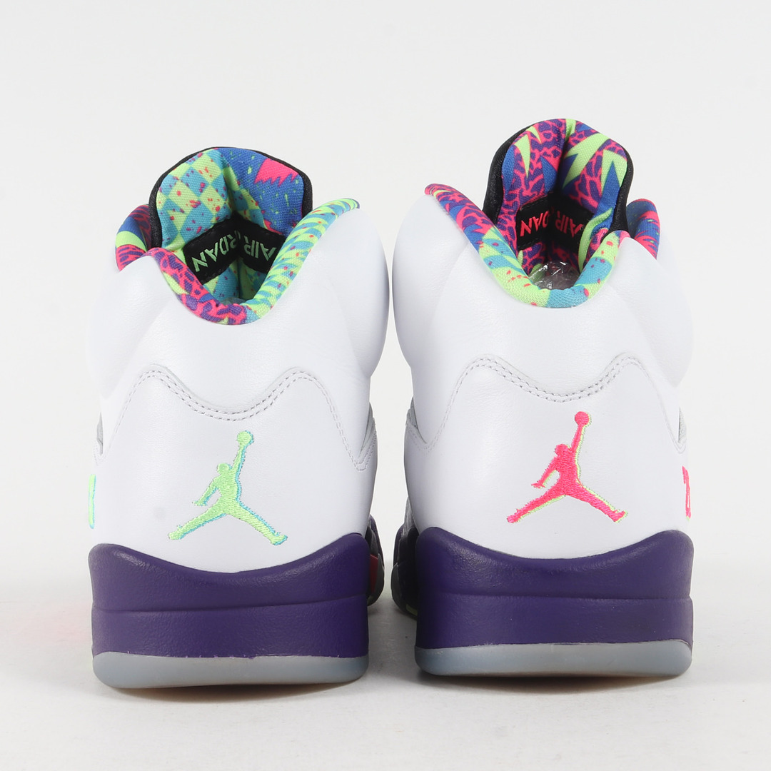 NIKE(ナイキ)の美品 NIKE ナイキ サイズ:28.0cm AIR JORDAN 5 RETRO ALTERNATE BEL-AIR (DB3335-100) エアジョーダン5 レトロ オルタナティブ ベルエア ホワイト コートパープル US10 ハイカット スニーカー シューズ 靴【メンズ】【中古】 メンズの靴/シューズ(スニーカー)の商品写真