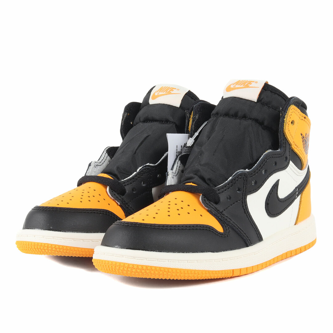 NIKE(ナイキ)の新品 NIKE ナイキ サイズ:19.0cm JORDAN 1 RETRO HIGH OG PS (AQ2664-711) ジョーダン1 レトロ ハイ プレスクール キッズ ボーイズ タクシー ブラック US 13C ハイカット スニーカー シューズ 靴 【キッズ】 キッズ/ベビー/マタニティのキッズ靴/シューズ(15cm~)(スニーカー)の商品写真