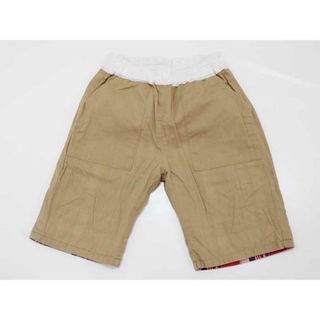 シップス(SHIPS)の＜シップス/SHIPS kids＞90cm リバーシブルショートパンツ/ハーフパンツ/半ズボン/短パン ブラウン＆赤×白系【中古】子供服 キッズ kids ベビー服 baby 男の子 春秋 312032 bottoms(パンツ)