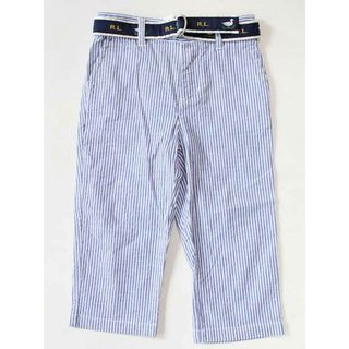 ラルフローレン(Ralph Lauren)の☆ラルフローレン/Ralph Lauren☆85cm ロングパンツ/長ズボン 水色×白 【中古】子供服 キッズ kids ベビー服 baby 男の子 春夏 404032 bottoms(パンツ)