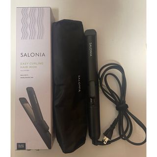 SALONIA イージーカールヘアアイロン SAL22103BK(その他)