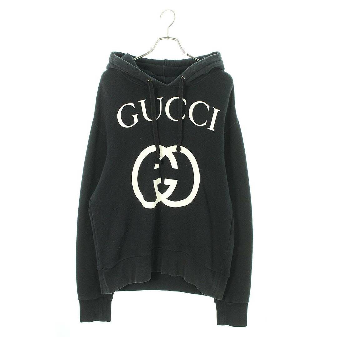 Gucci(グッチ)のグッチ  475374 X3Q25 インターロッキングGプルオーバーパーカー メンズ S メンズのトップス(パーカー)の商品写真