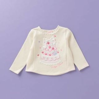 メゾピアノ(mezzo piano)の⭐ご専用⭐【美品】メゾピアノ裏起毛ケーキTシャツ&ミキハウストレーナー(ニット)